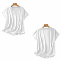 Blusa lisa con cuello en V