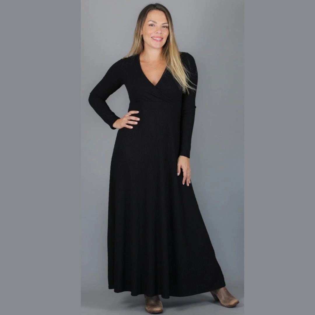 Maxivestido SOLEDAD Lanilla