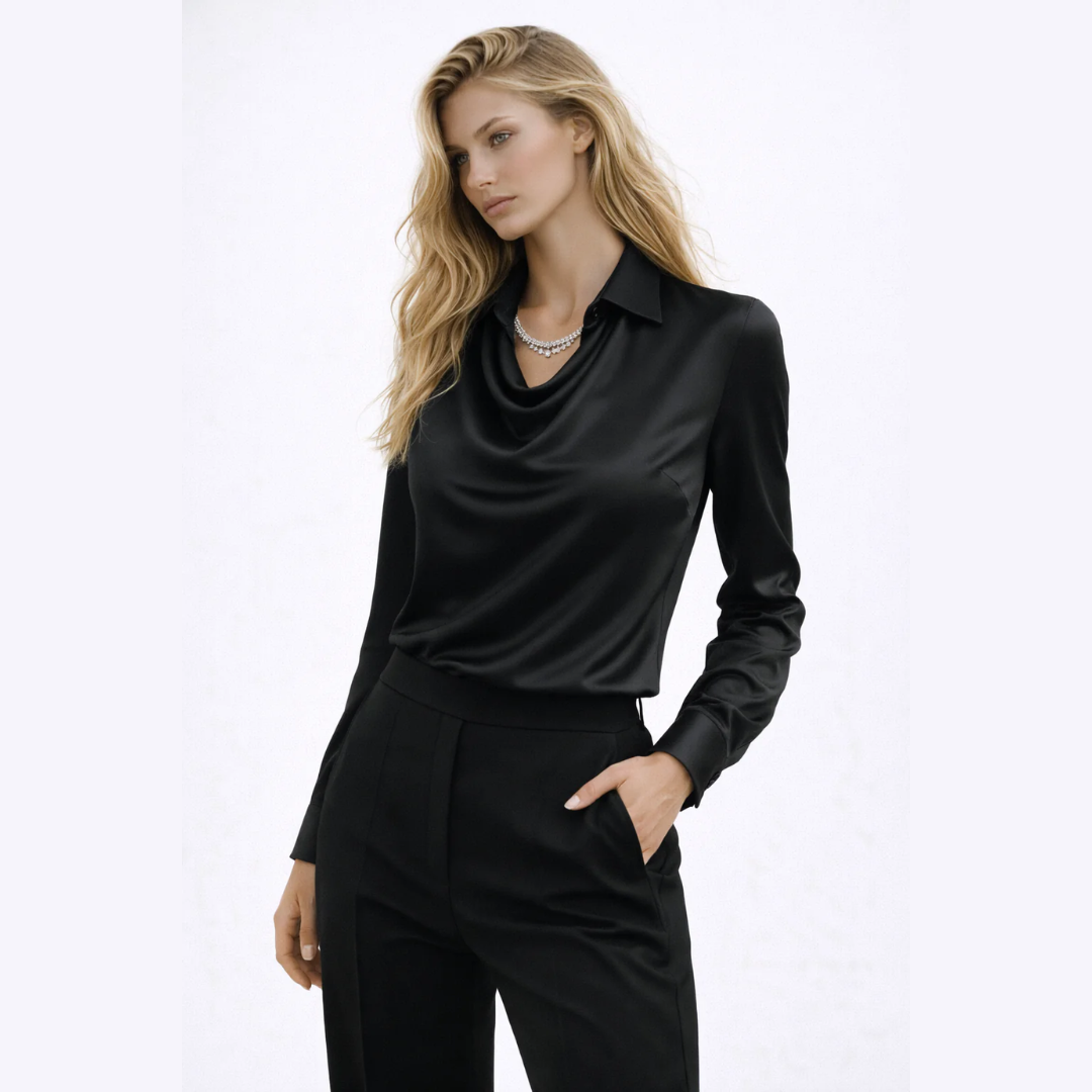 Montse- Blusa elegante de satén