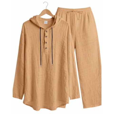 Conjunto de 2 piezas de lino