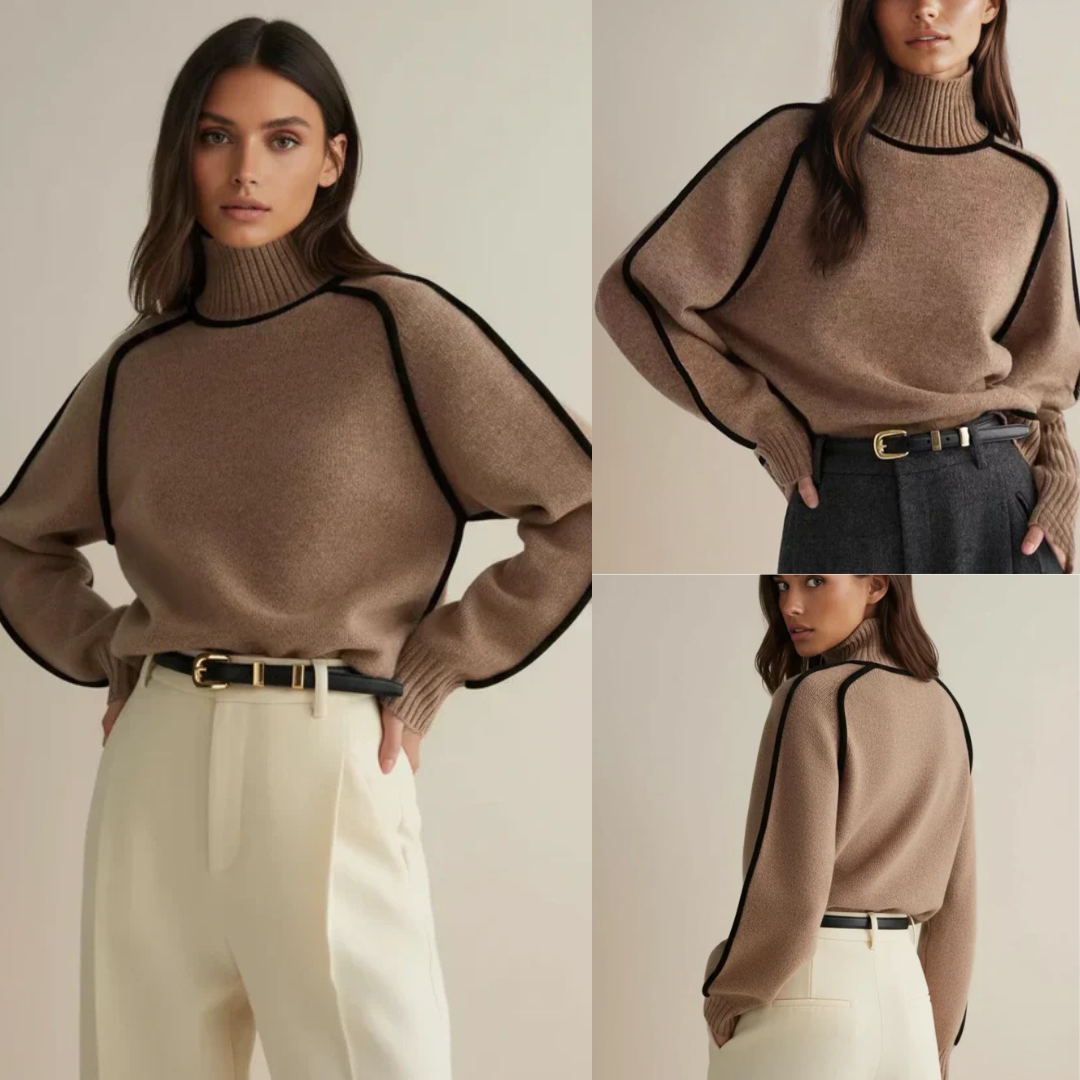 Jersey de cuello alto Céline