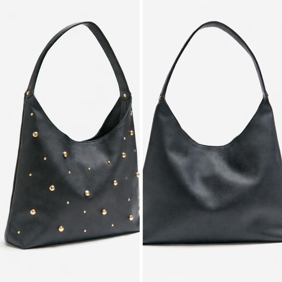 Bolso grande con tachuelas