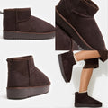 Botas cortas forradas de ante sintético
