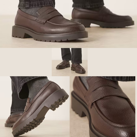 Mocasines clásicos marrones