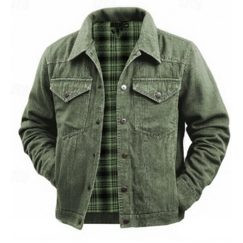 Chaqueta vaquera casual bolsillo de Primavera Otoño Moda Clásico Diseño