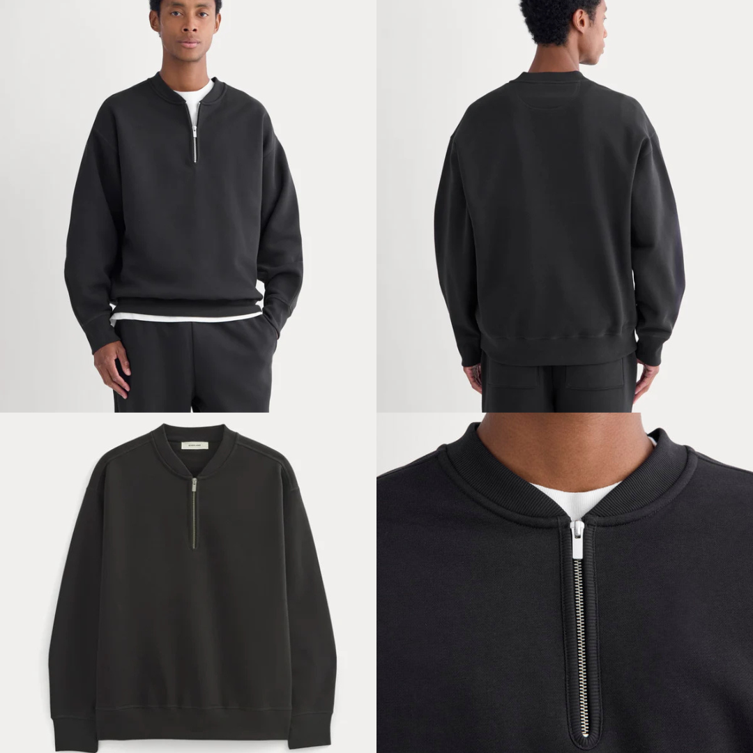 Sudadera con media cremallera