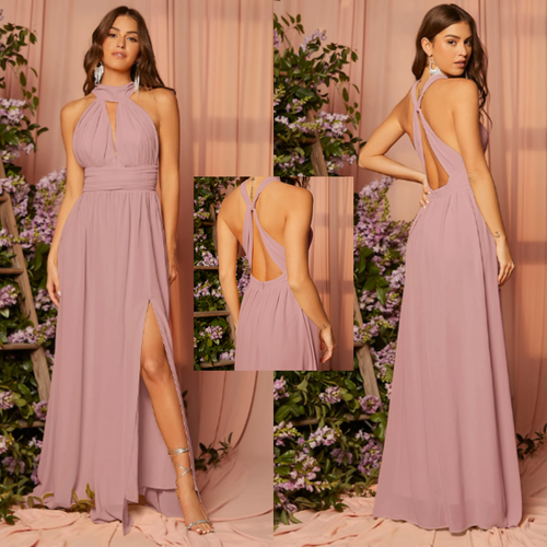 Belle-vestido largo elegante