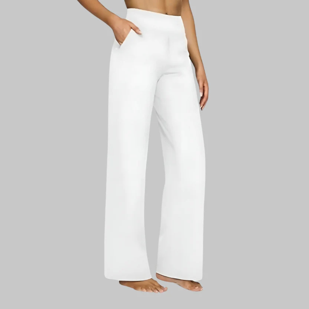 Calista pantalón elegante de corte recto
