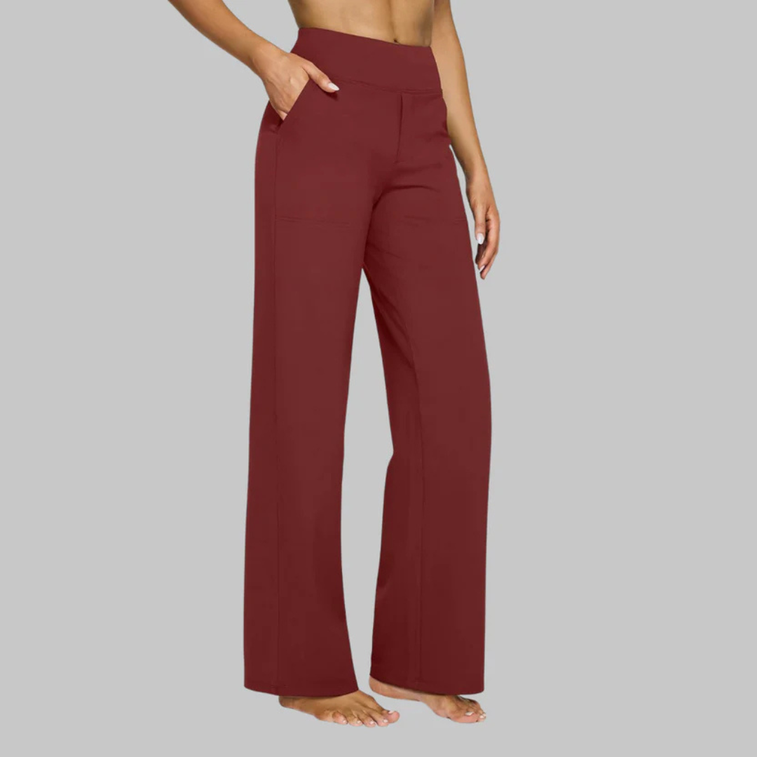 Calista pantalón elegante de corte recto