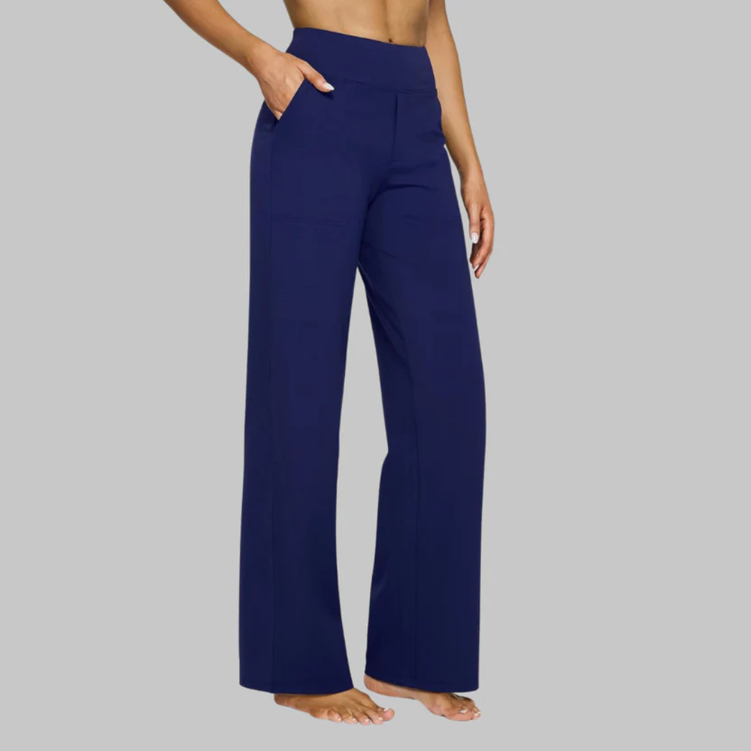 Calista pantalón elegante de corte recto