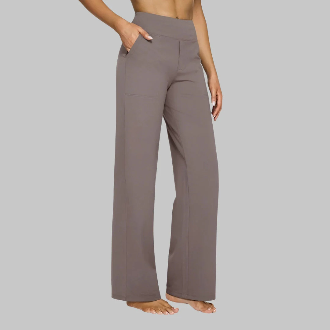Calista pantalón elegante de corte recto