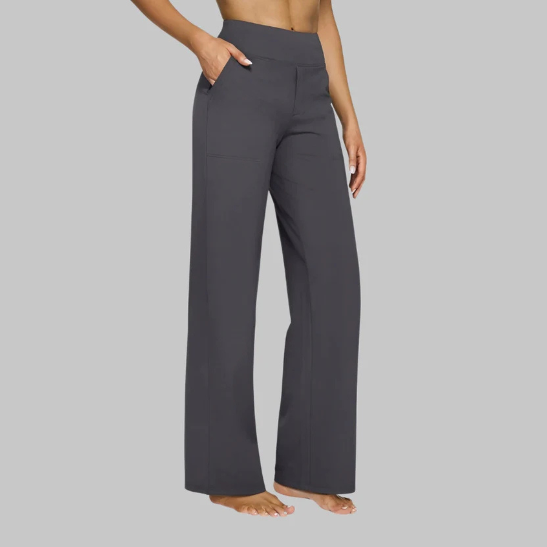Calista pantalón elegante de corte recto