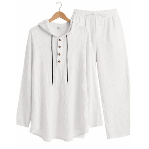Conjunto de 2 piezas de lino