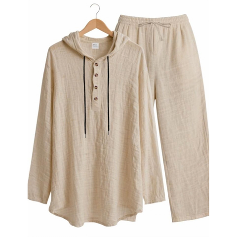 Conjunto de 2 piezas de lino