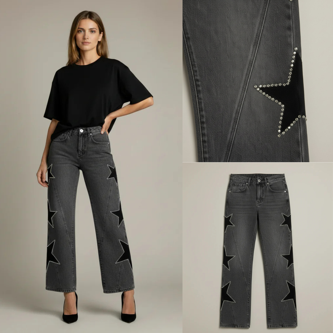 Vaqueros Denim estrella