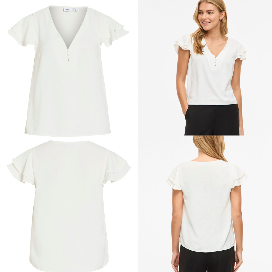 Vispencer, Blusa cuello en V top de manga corta