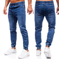 Pantalón vaquero jogger para hombre azul oscuro