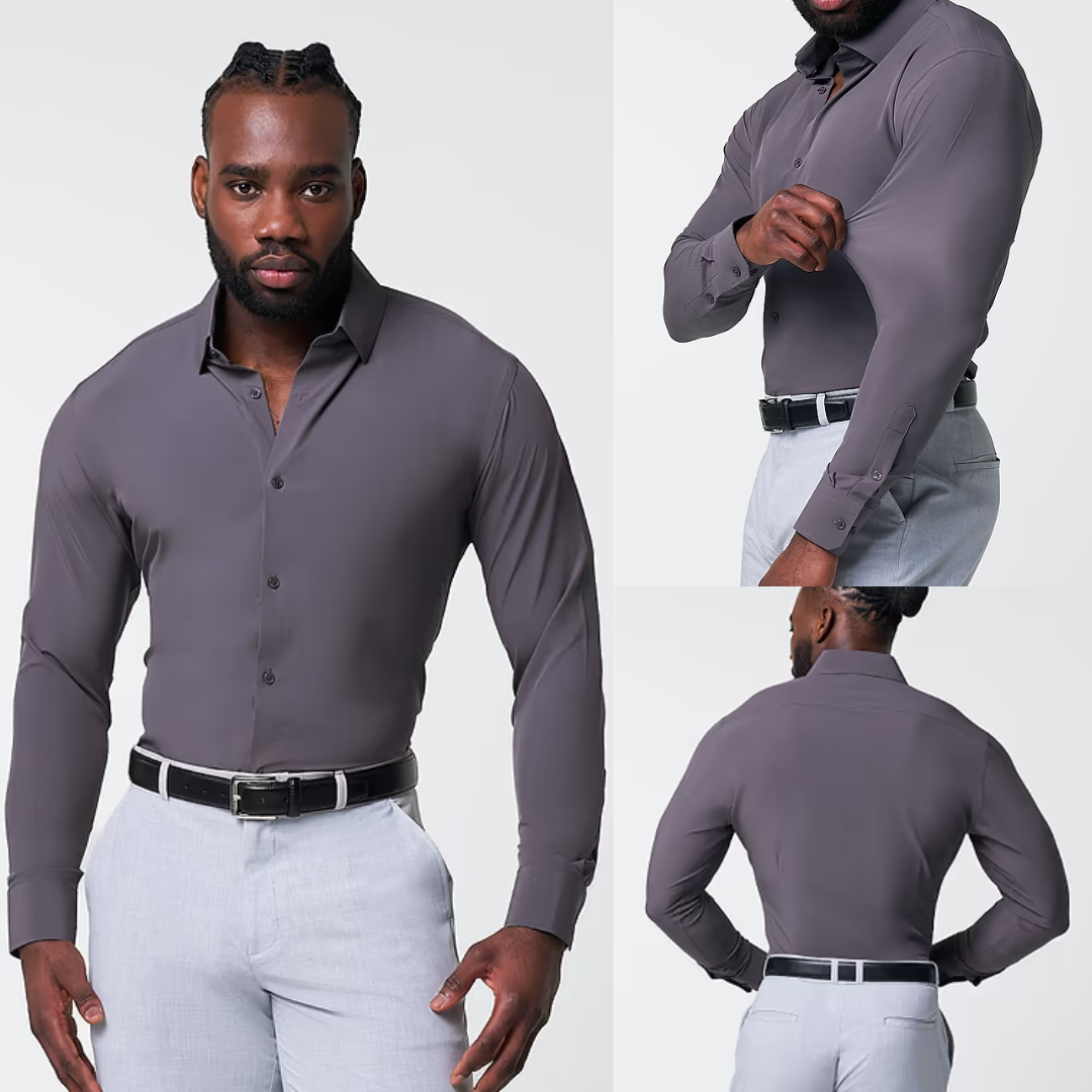Camisa lisa elegante