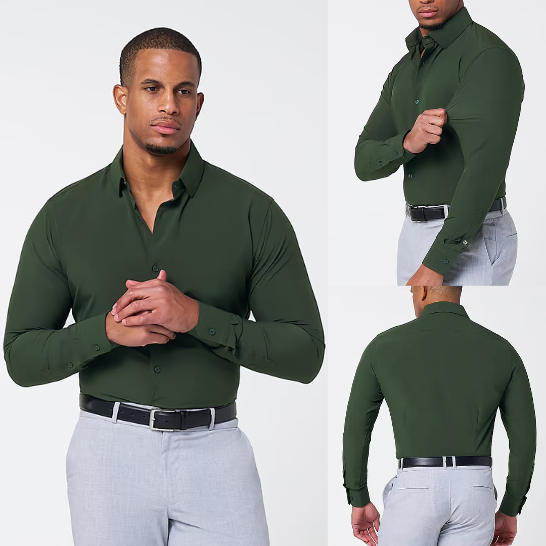 Camisa lisa elegante