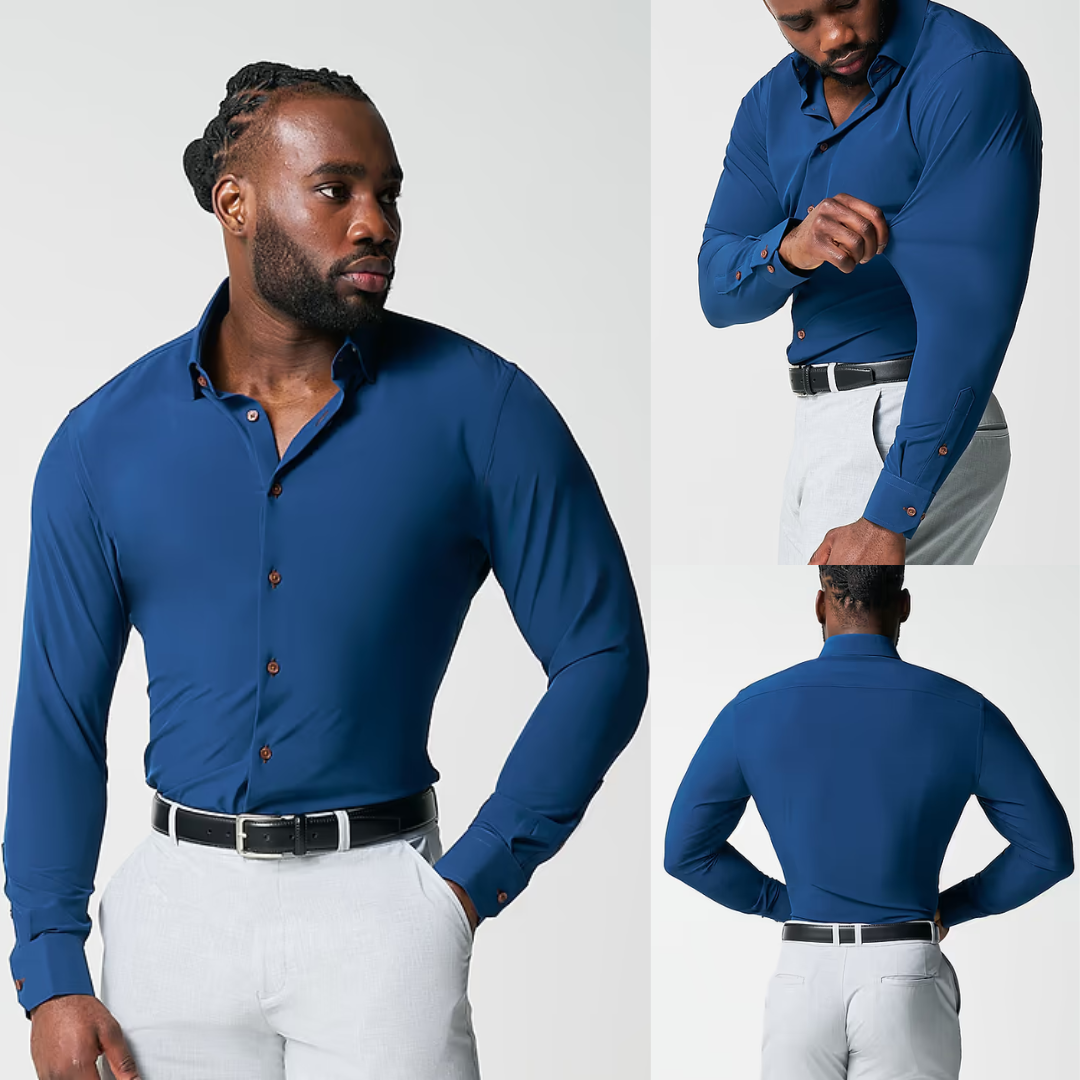 Camisa lisa elegante
