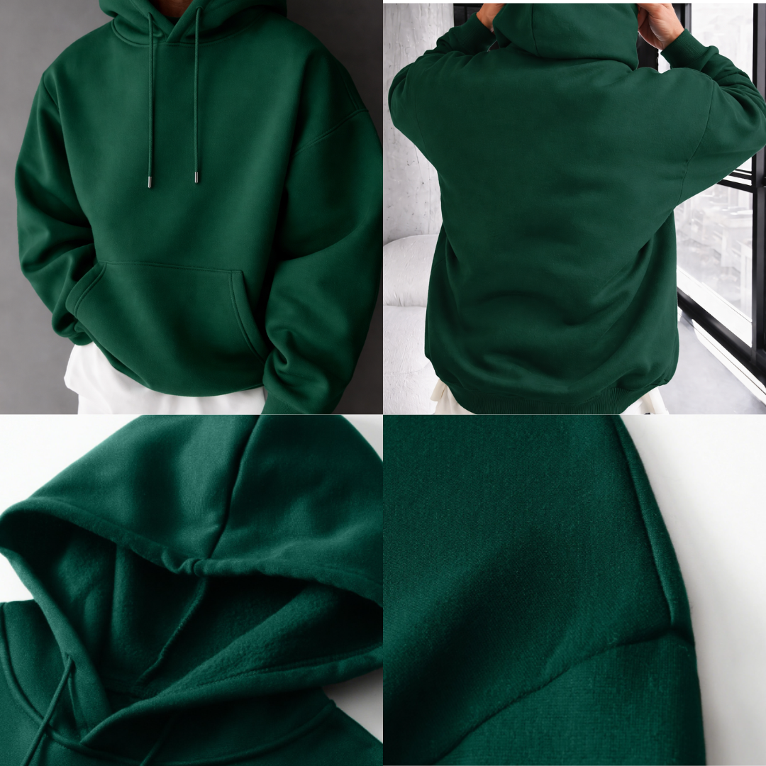 Sudadera con capucha casual con bolsillo
