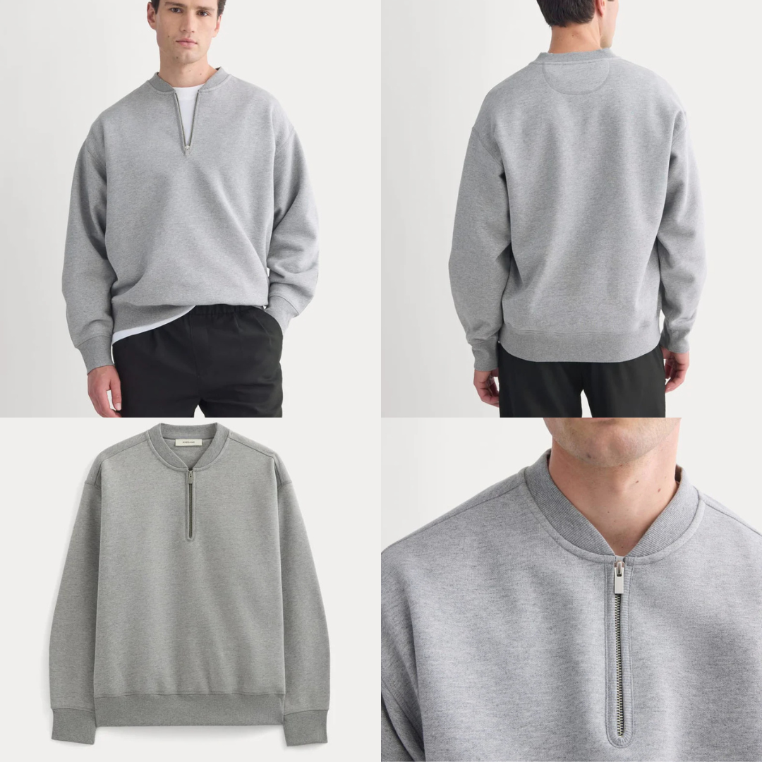 Sudadera con media cremallera