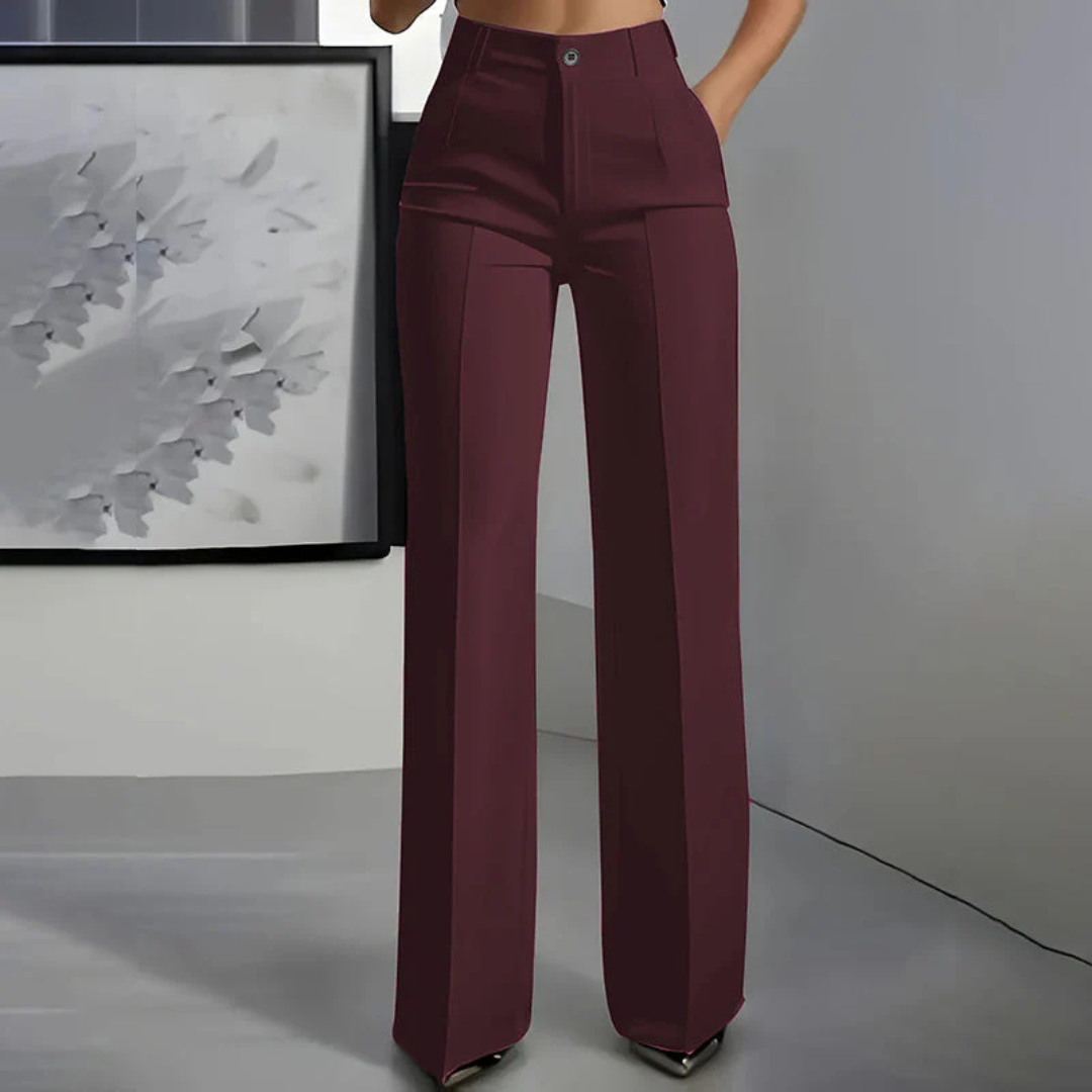 Viva pantalón elegante de tiro alto