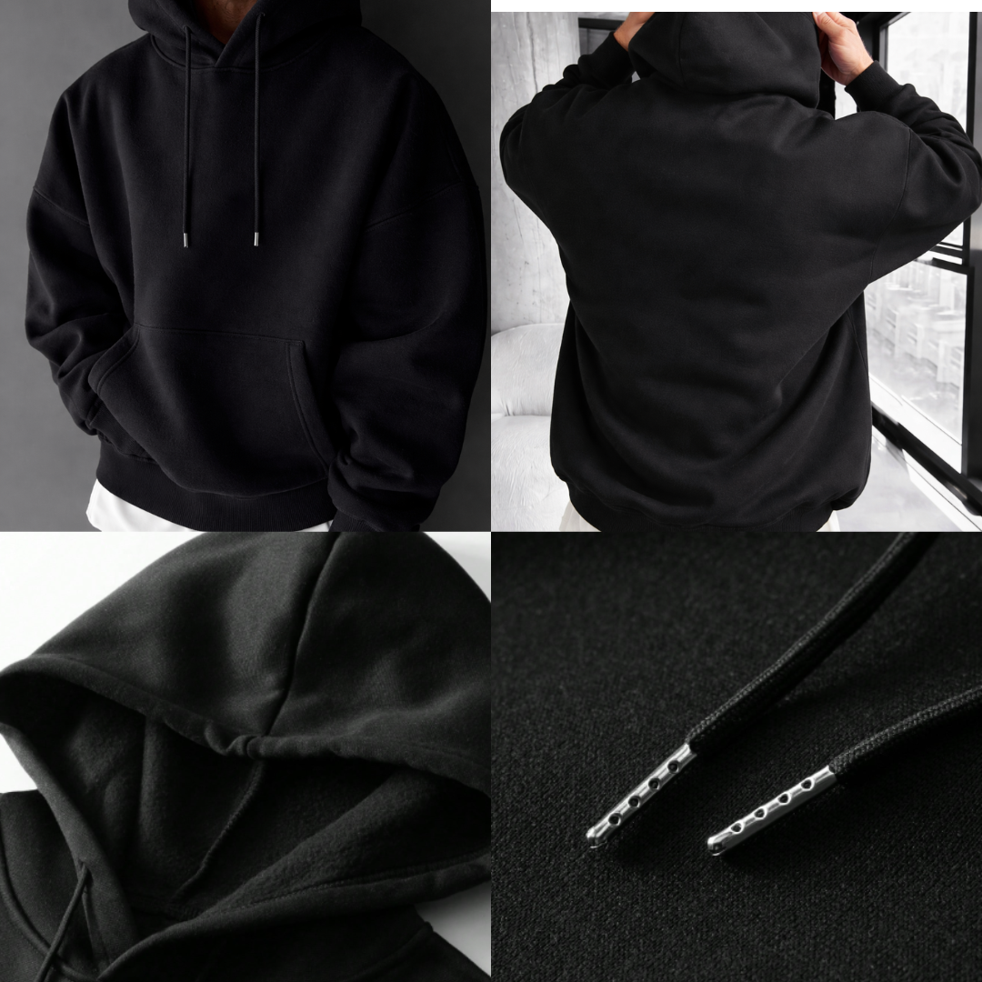 Sudadera con capucha casual con bolsillo